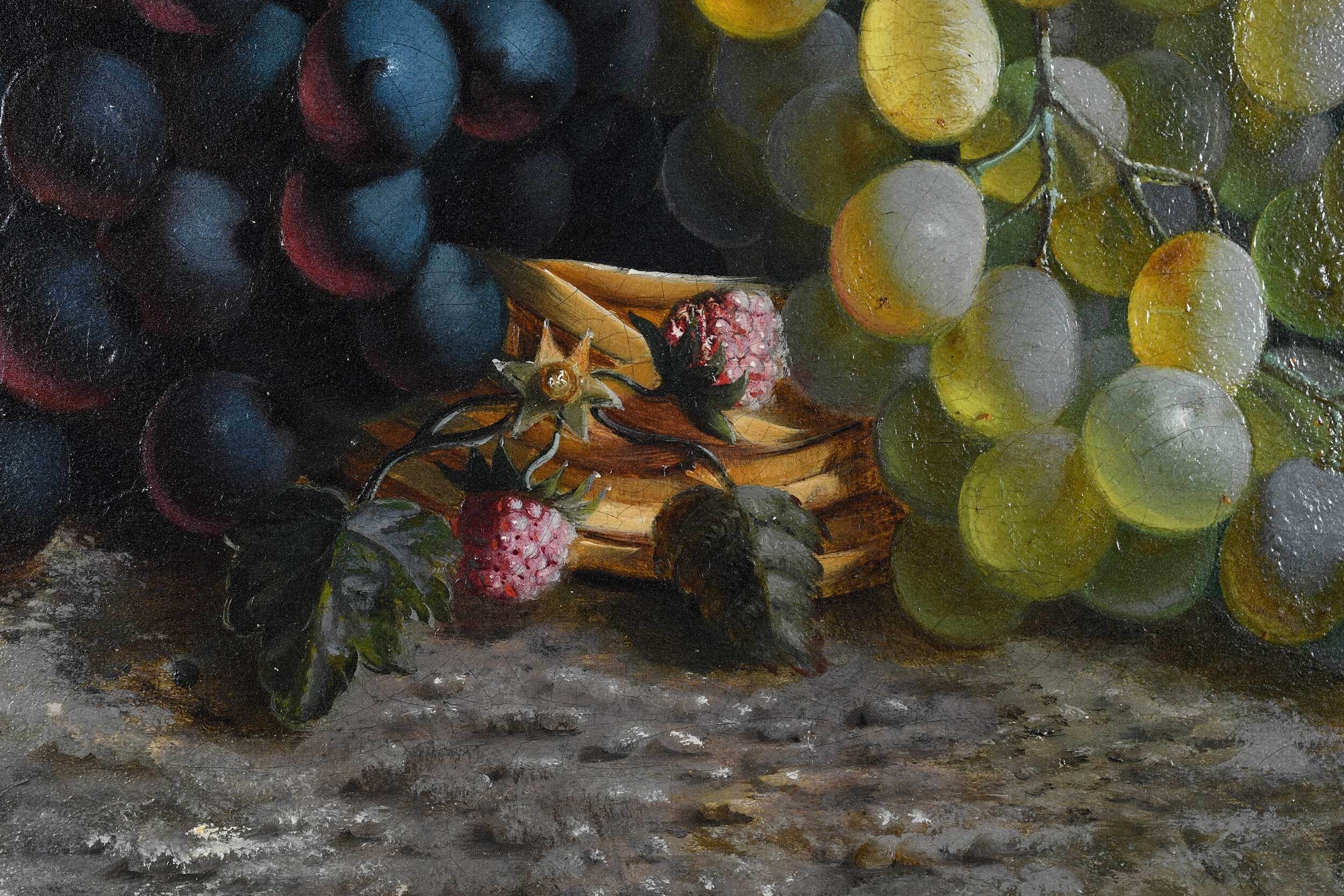 John William Hill | Still Life with Grapes | MutualArt