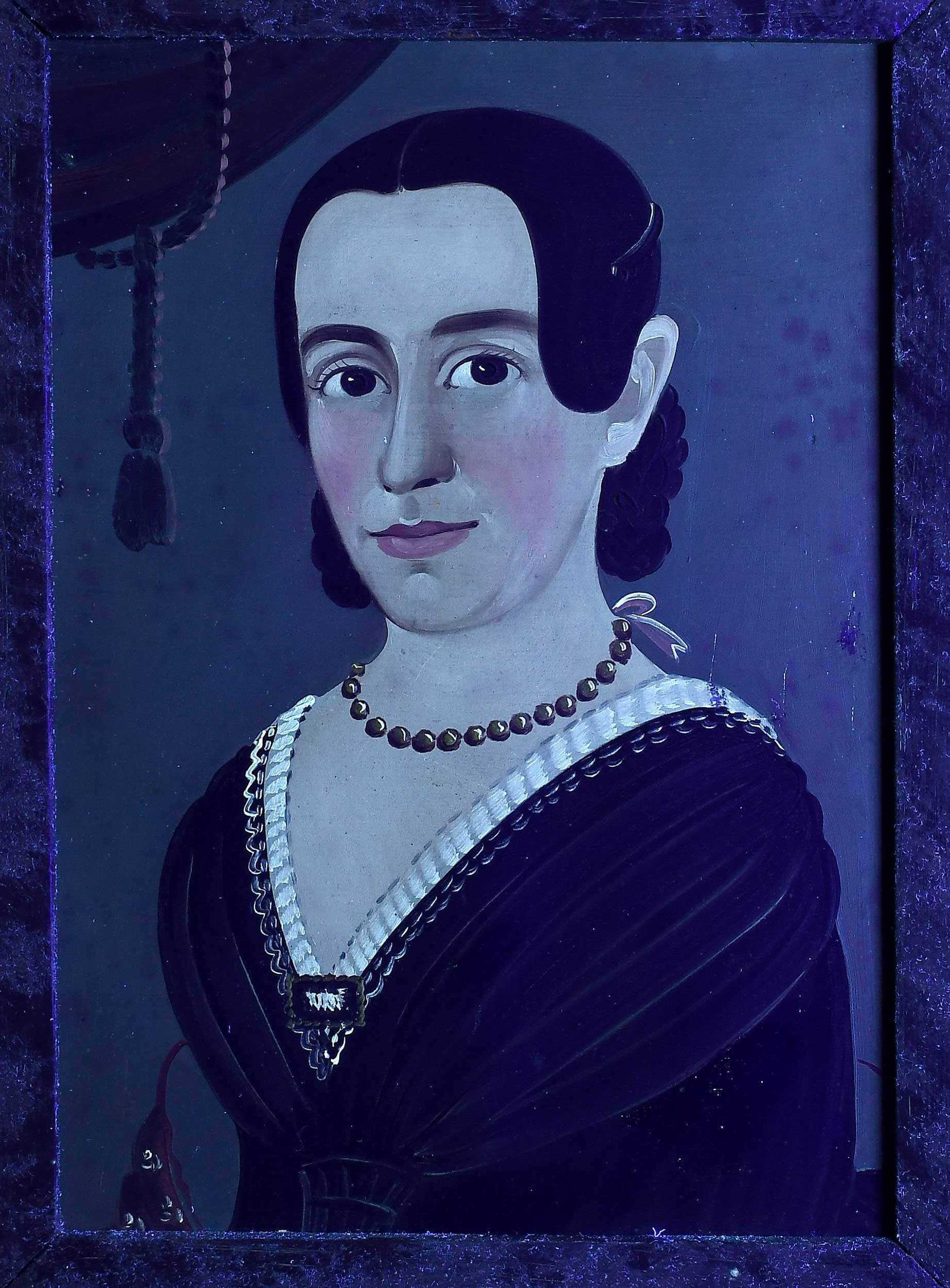 Artwork by Sturtevant J. Hamblin, Portrait of a Young Woman, Made of oil on board