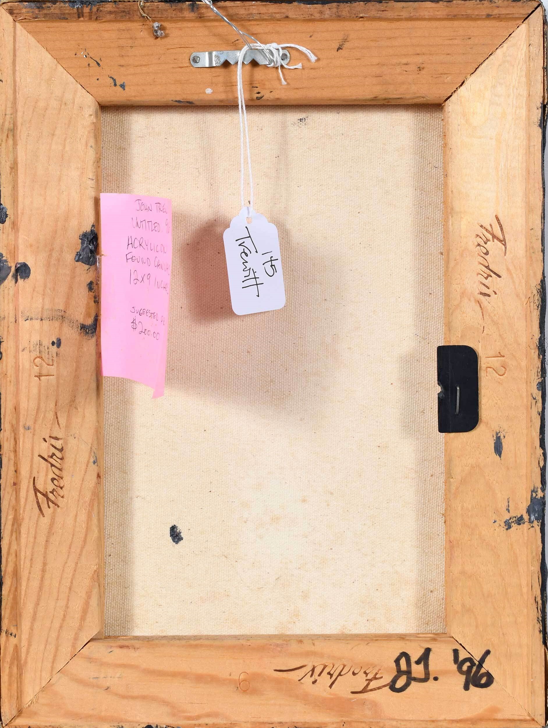 Artwork by Alexandra Huber, Three Abstract Portraits, Made of pastel on paper