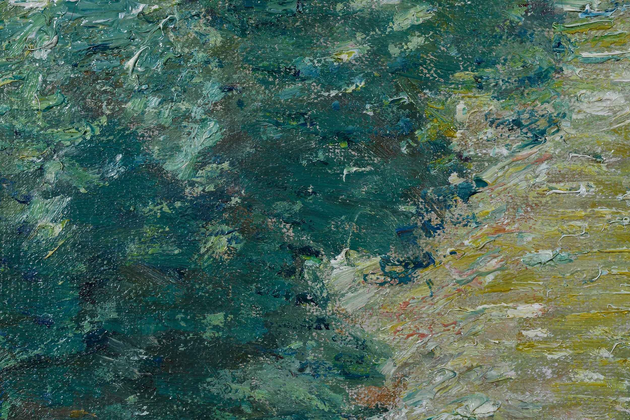 Artwork by Childe Hassam, New Hampshire Farm, Made of oil on canvas