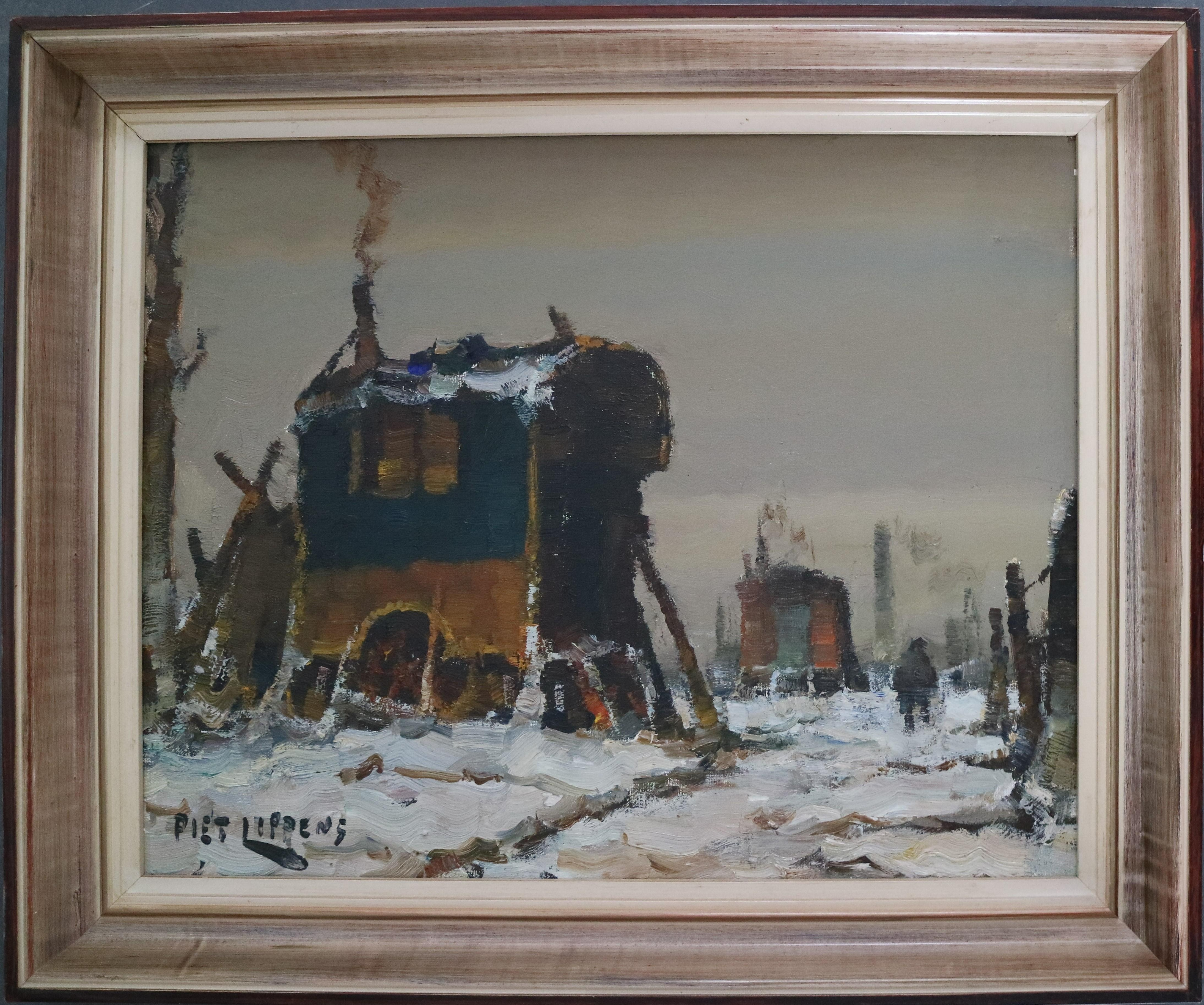 Artwork by Piet Lippens, Untitled, Made of Oil on canvas