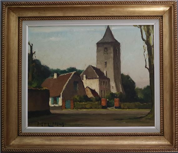 Village view with church