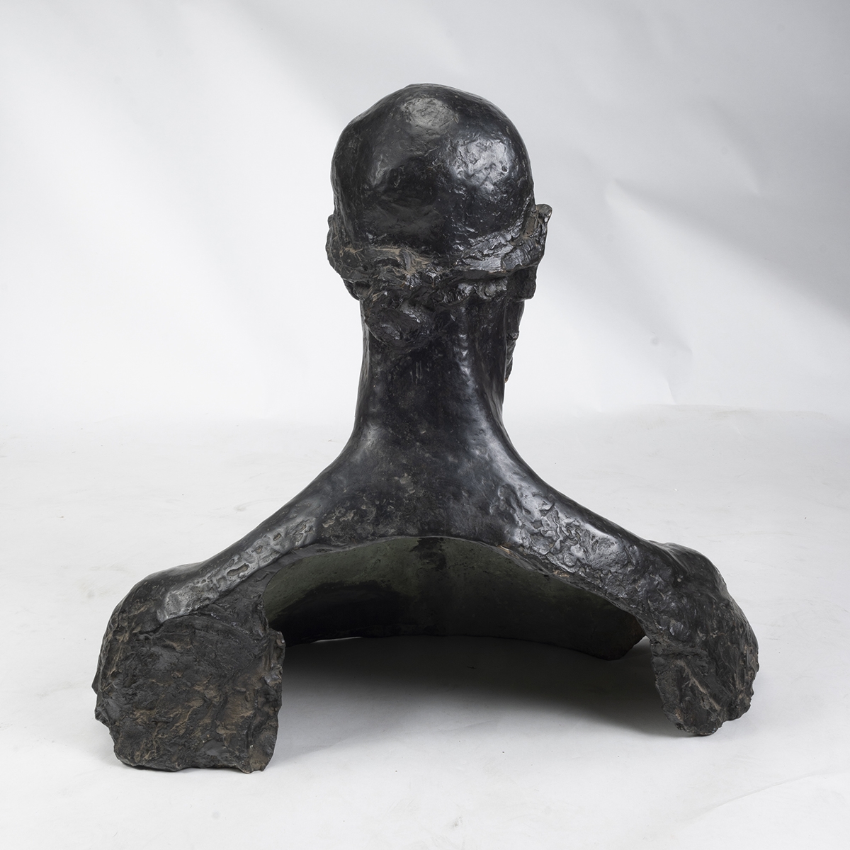 Artwork by Stanislaw Szukalski, Judas, Made of bronze sculpture