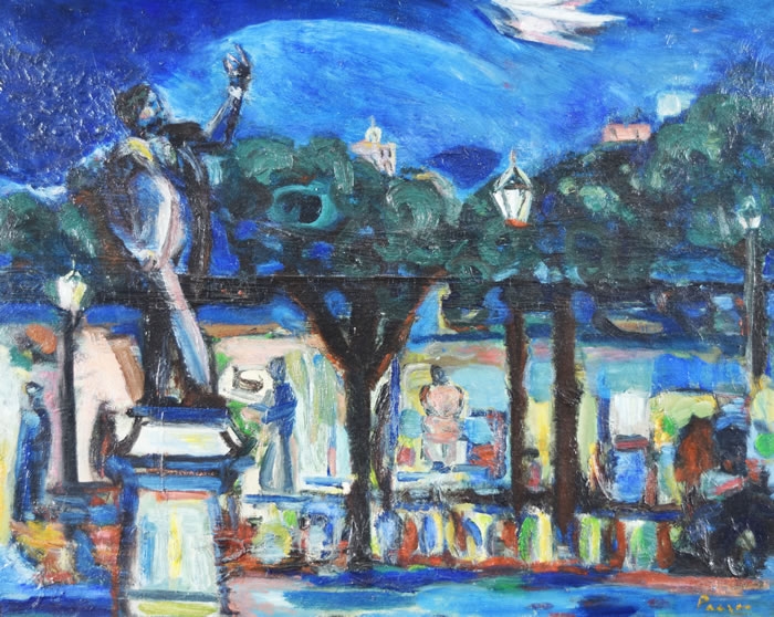 Artwork by Leopoldo Presas, PAISAJE URBANO, Made of Oil on canvas