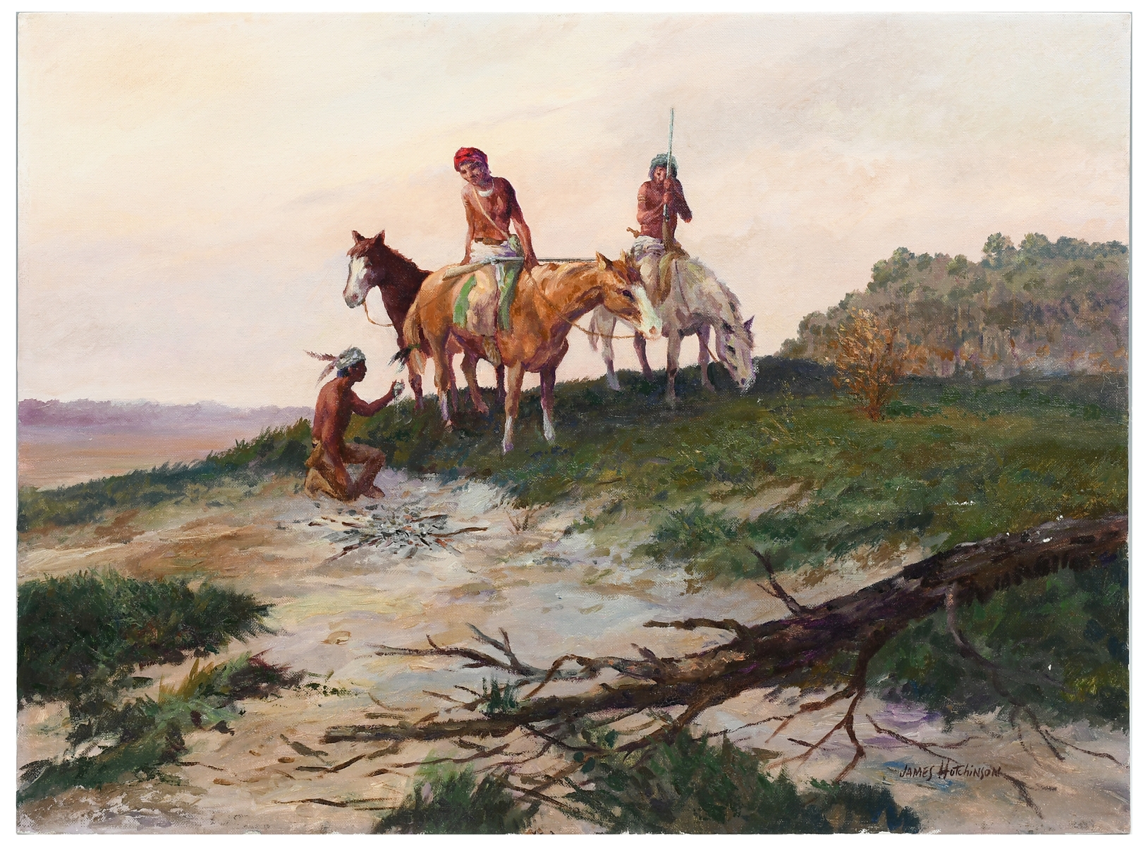 James Frederick Hutchinson | ''Early Scouts'' (1700s) | MutualArt