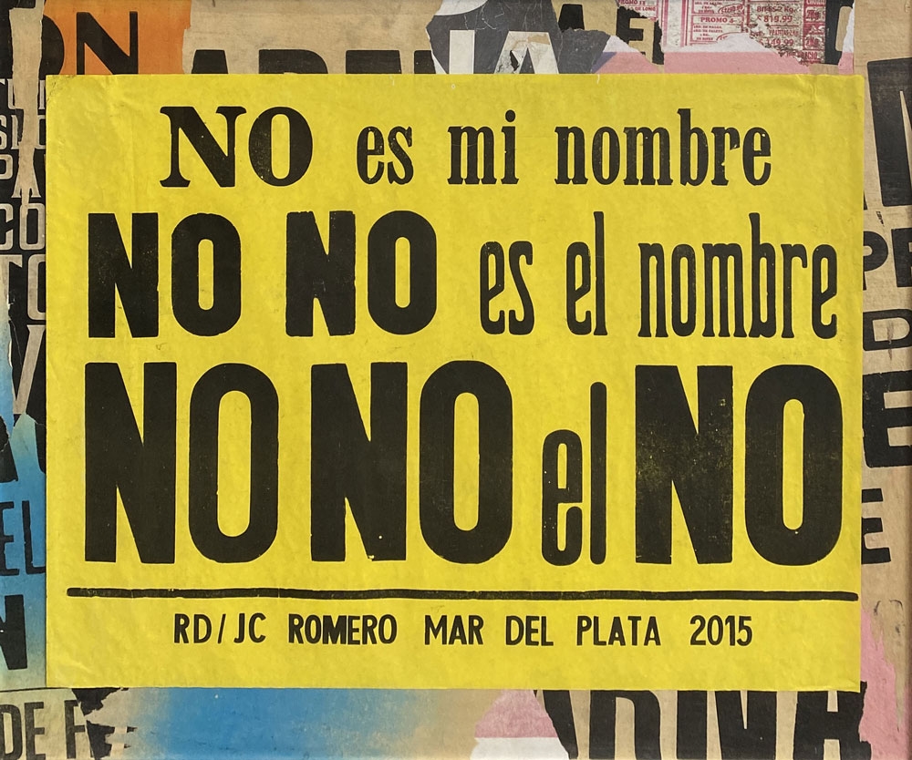 NO ES MI NOMBRE by Juan Carlos Romero