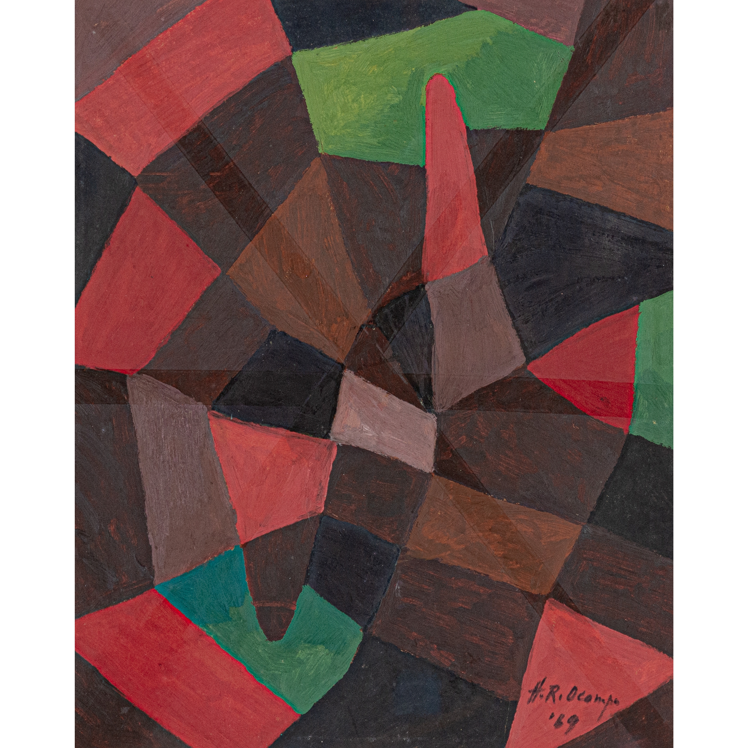 Artwork by Hernando Ocampo, Untitled (Abstract), Made of Acrylic on paper