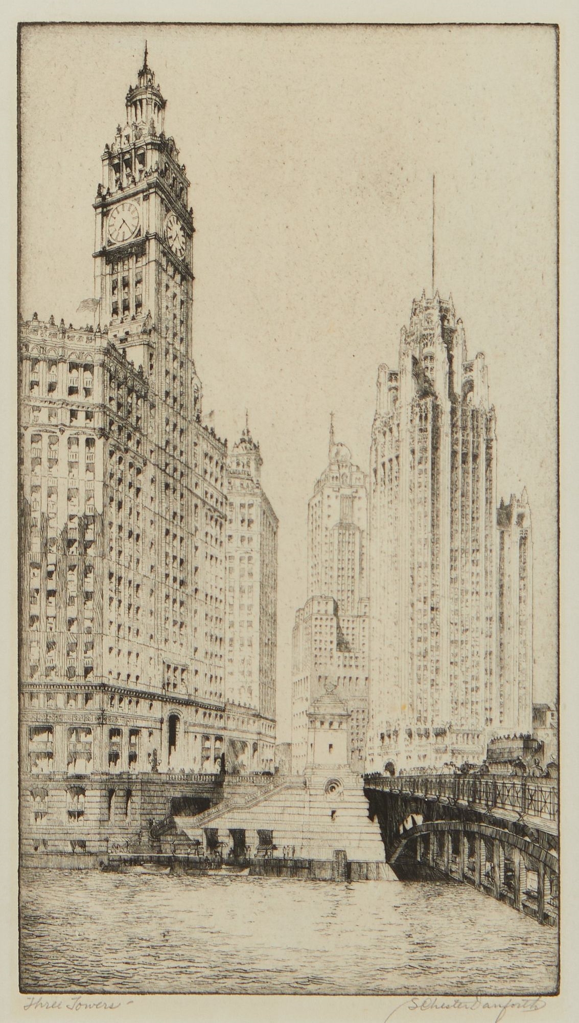 S. Chester Danforth Three Towers (Circa 1935) MutualArt