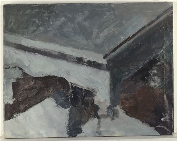 Grey Wood Table, NYC