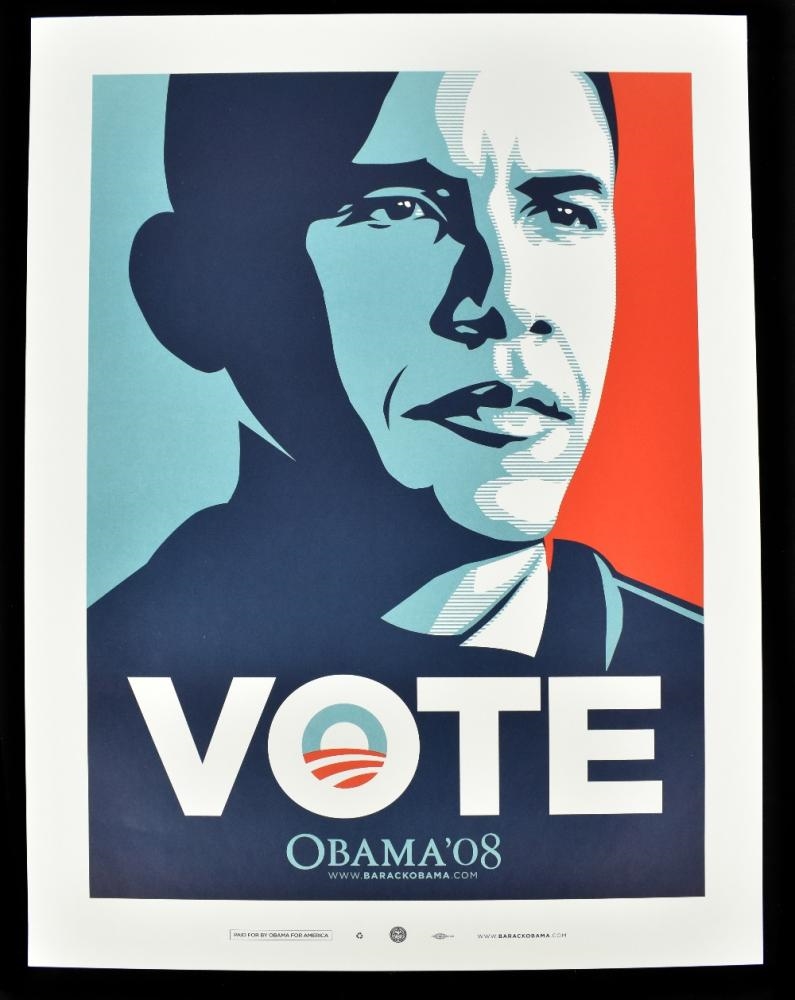 Vote Obama by Shepard Fairey, 2008
