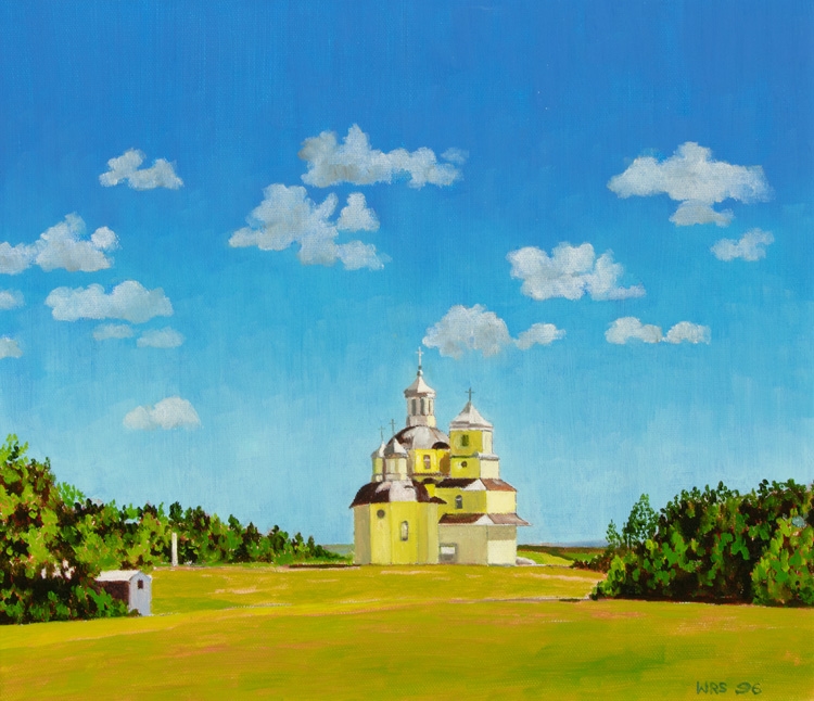 Artwork by William Robert Sinclair, Saints Peter and Paul Russo-Orthodox Church, Made of oil on canvas