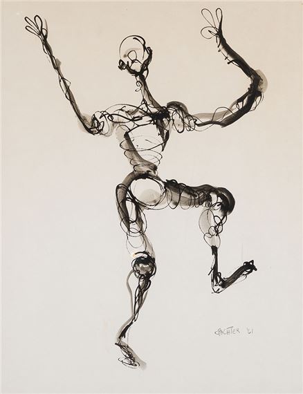 Untitled (Sketch) by Charles Pachter, dated 1961