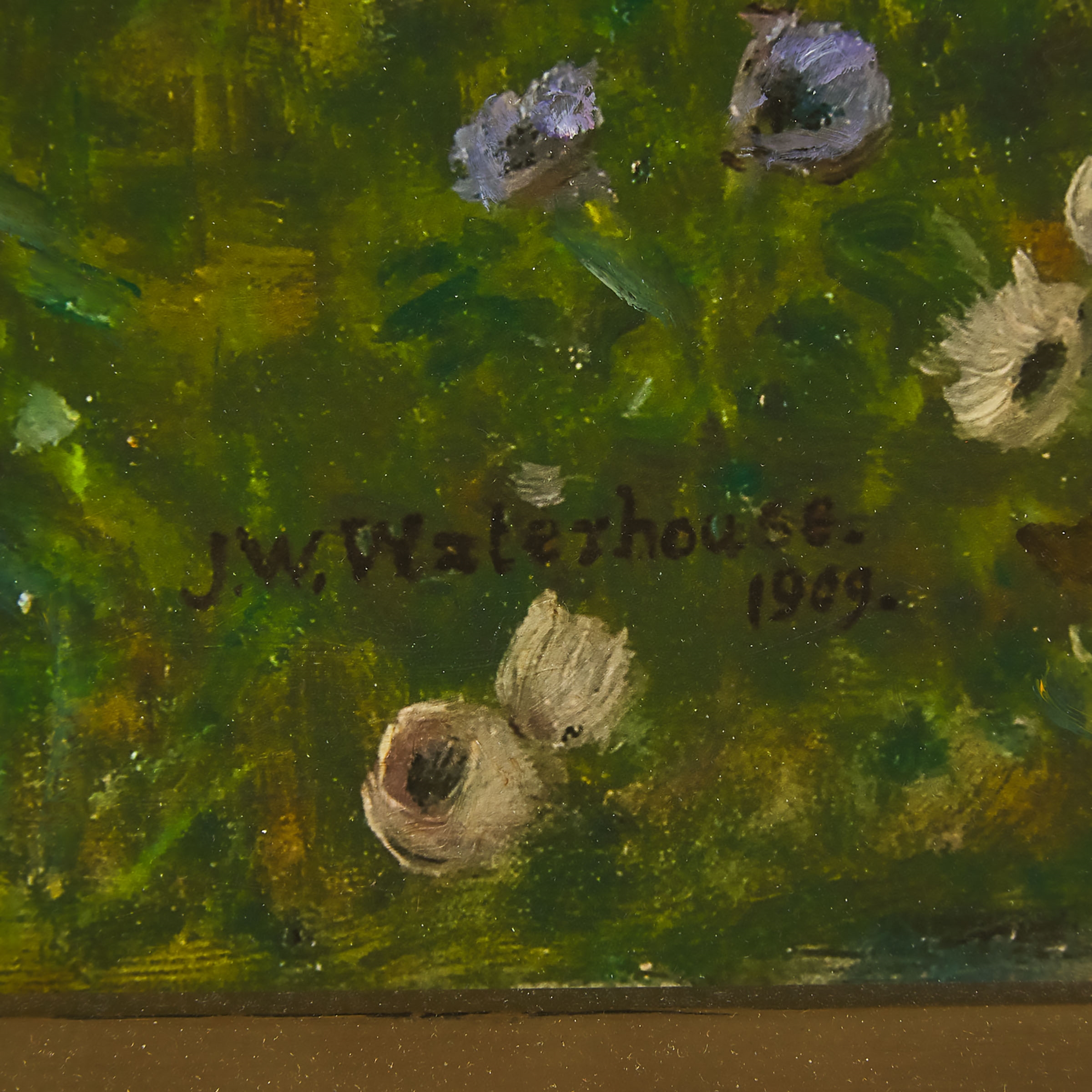 Artwork by John William Waterhouse, GATHER YE ROSEBUDS WHILE YE MAY, Made of Oil on canvas