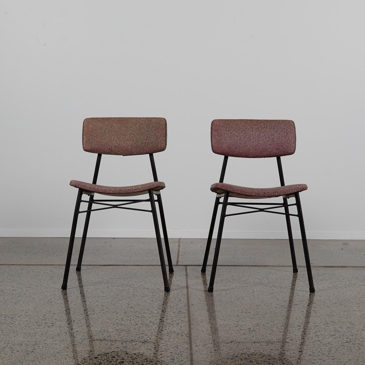 Artwork by John Crichton, A Pair of Rare John Crichton Dining Chairs