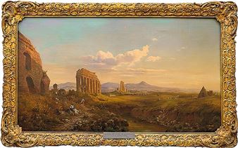 Ruins of the roman acqueduct - I. O. De Montalant