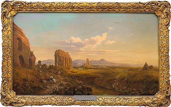 Ruins of the roman acqueduct - I. O. De Montalant