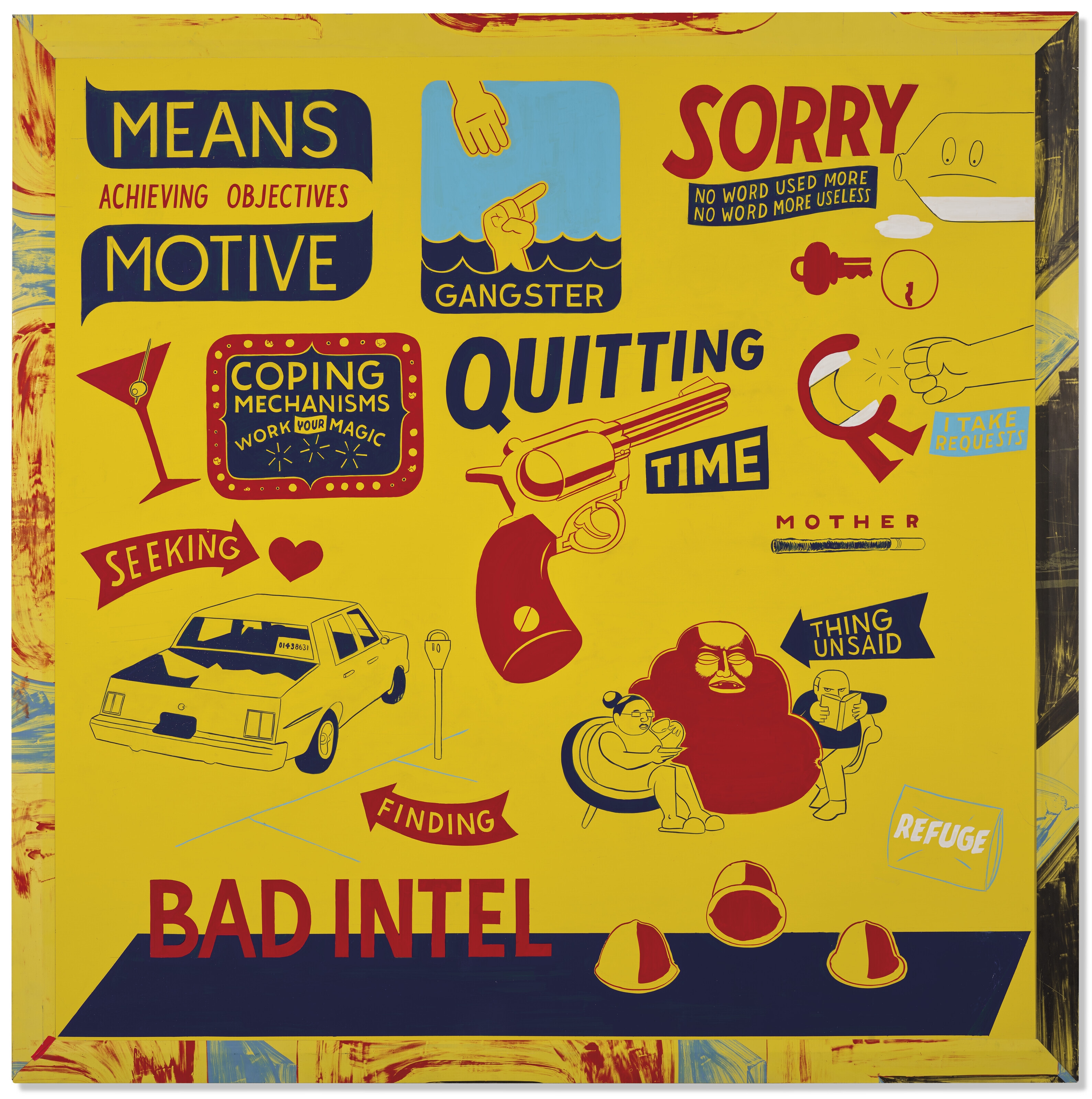 Stephen Powers | Bad intelligence (2004) | MutualArt