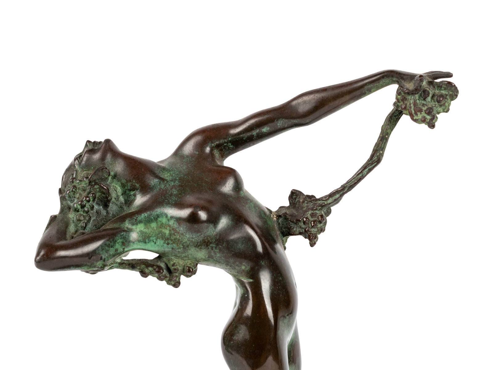 Artwork by Harriet Whitney Frishmuth, The Vine, Made of bronze with brown patina