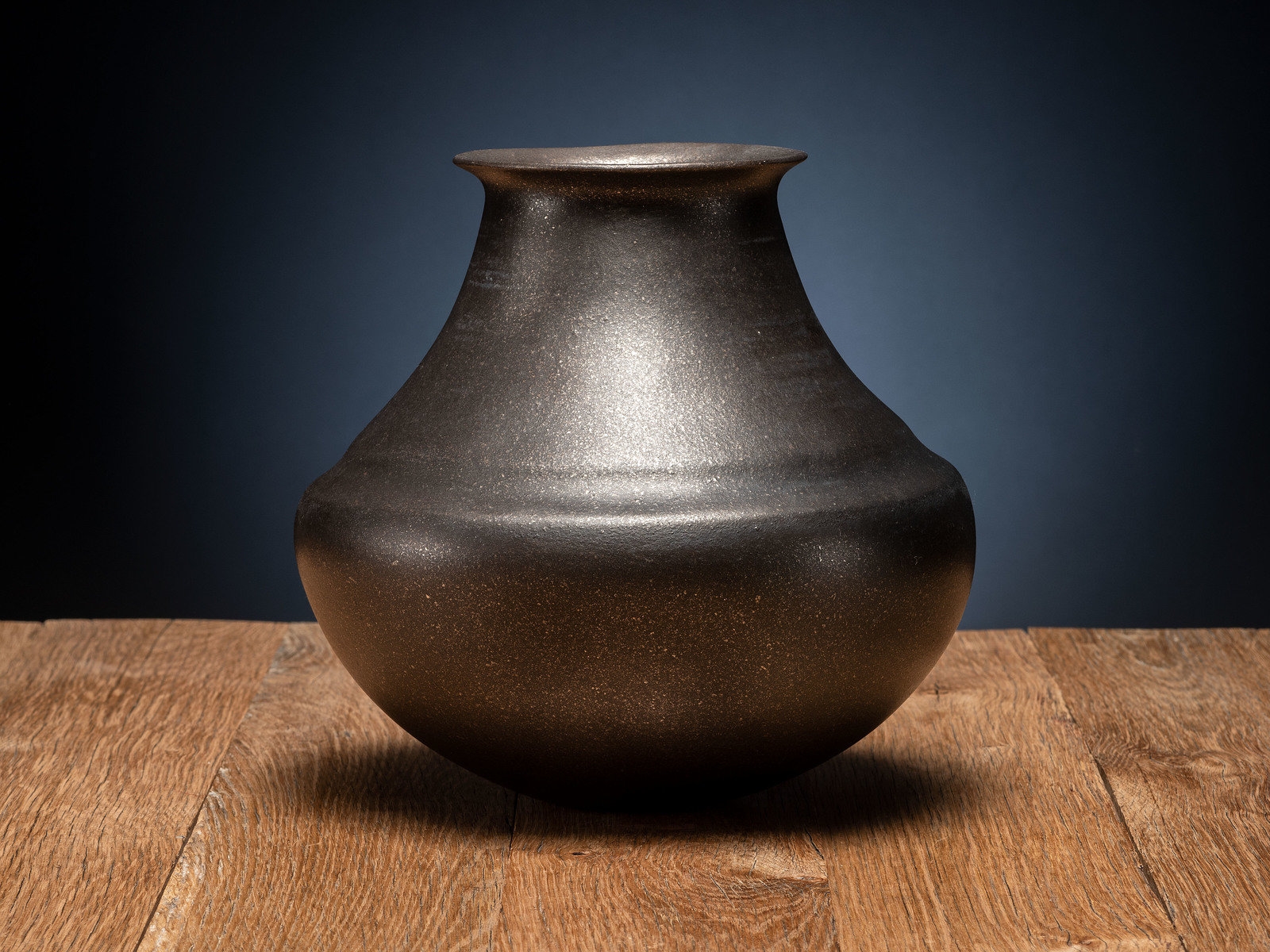Lonnie Vigil | Micaceous Pottery Jar | MutualArt