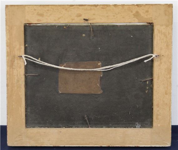 George Thomas Rope | - Farmyard with guard dog and chickens | MutualArt