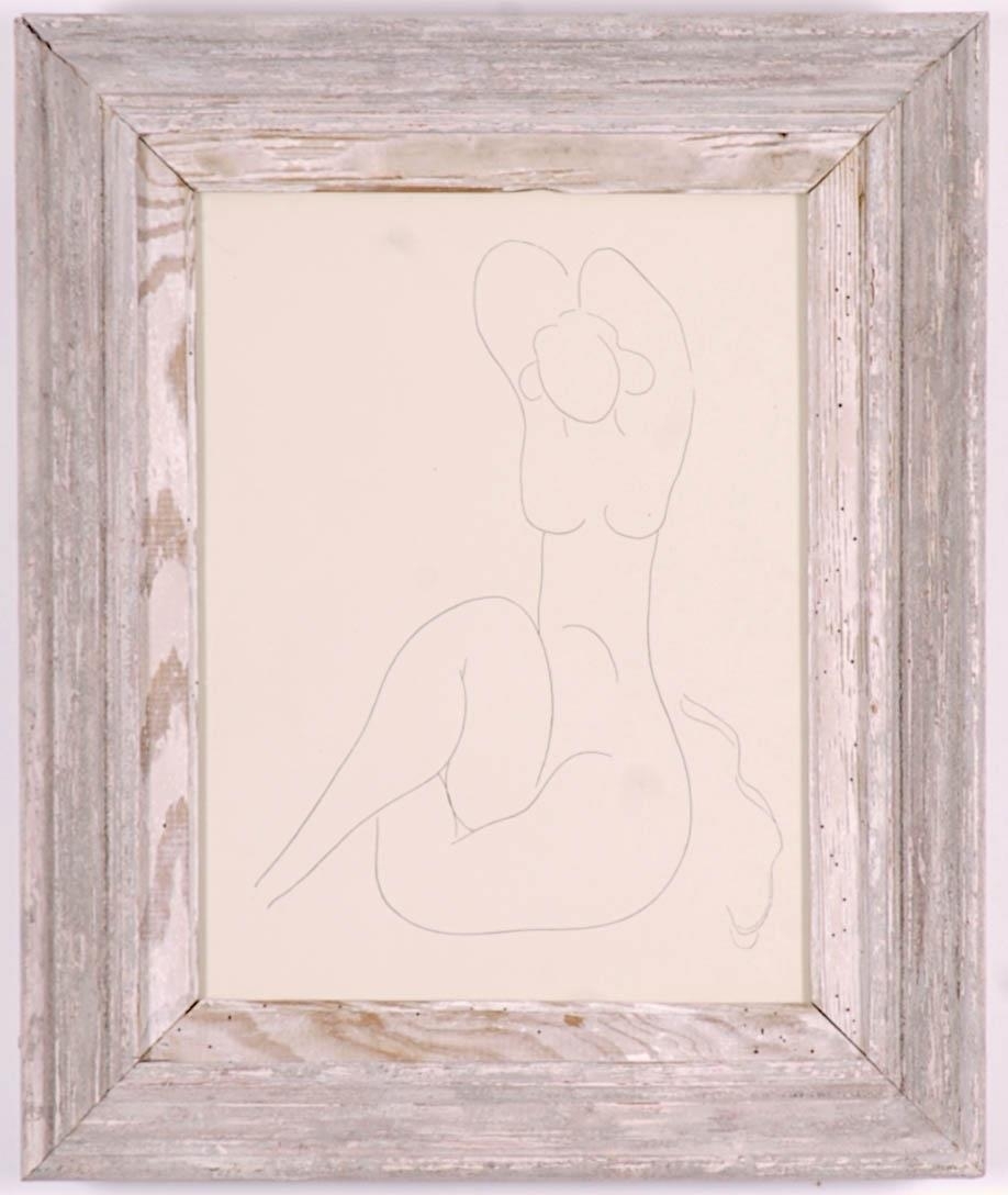 Henri Matisse after the etching for poesies de Mallarme, on