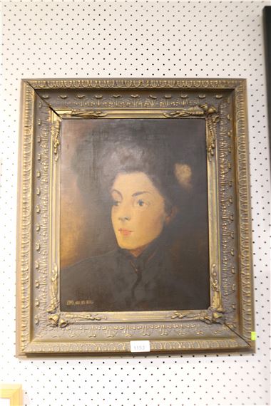 Portrait of Woman by Lamb van Den Berg