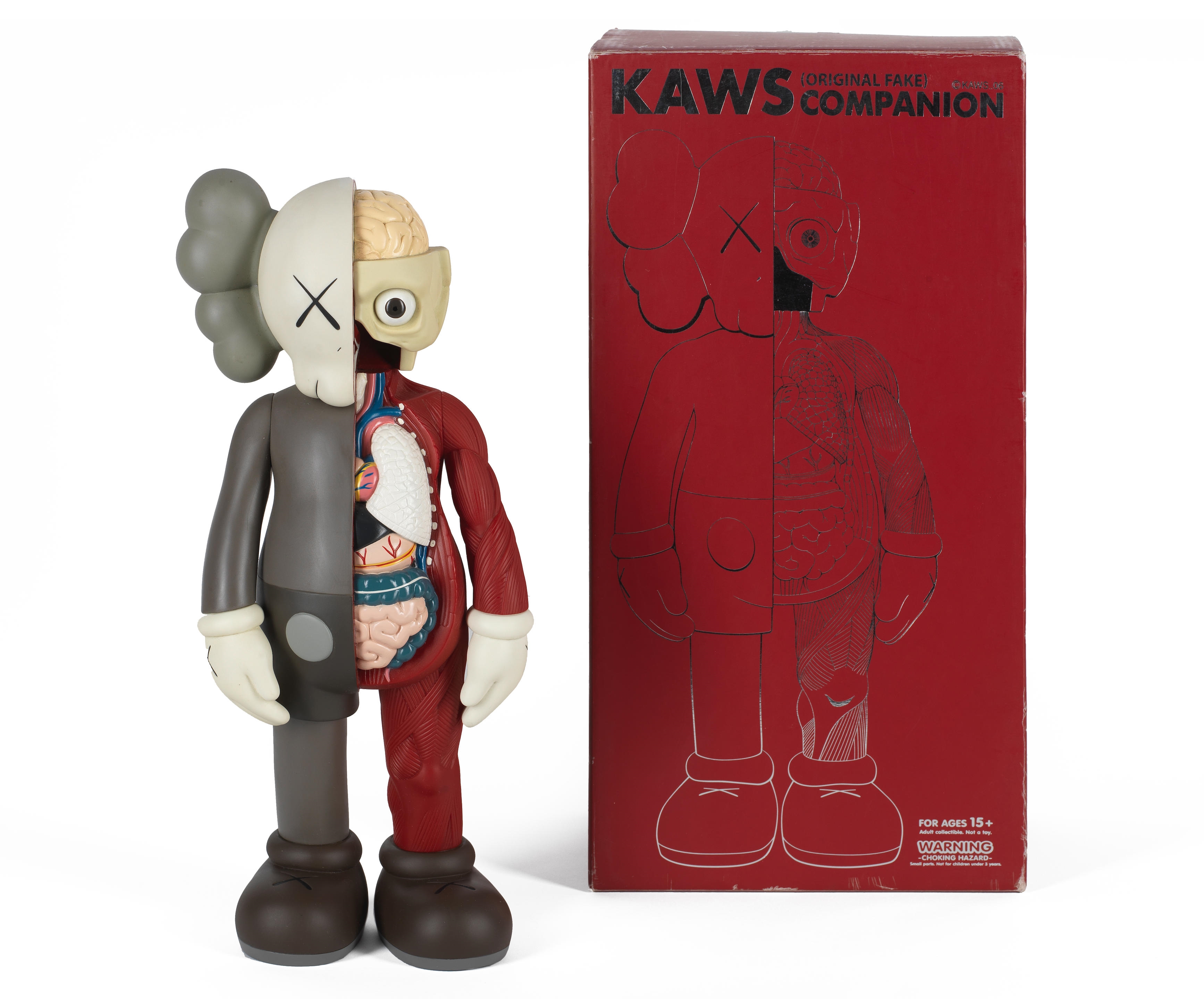 Dissected Companion Brown/Red 1000% - KAWS - Résine