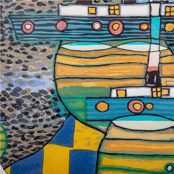 Friedensreich Hundertwasser | Pacific Steamer (1985) | MutualArt