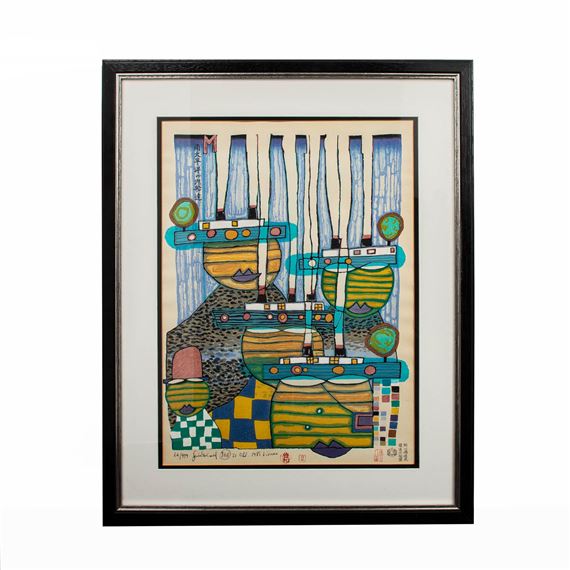 Friedensreich Hundertwasser | Pacific Steamer (1985) | MutualArt