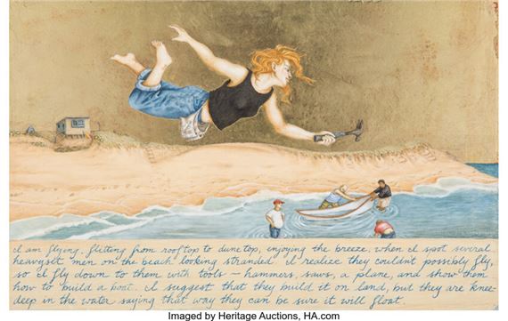 Flying Dream (In Dunes) by Tabitha Vevers, 2003