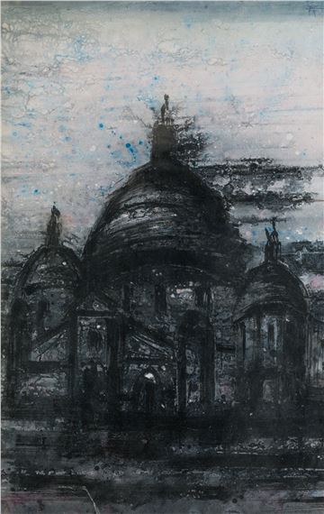 Fachada de catedral - Agustí Español Viñas