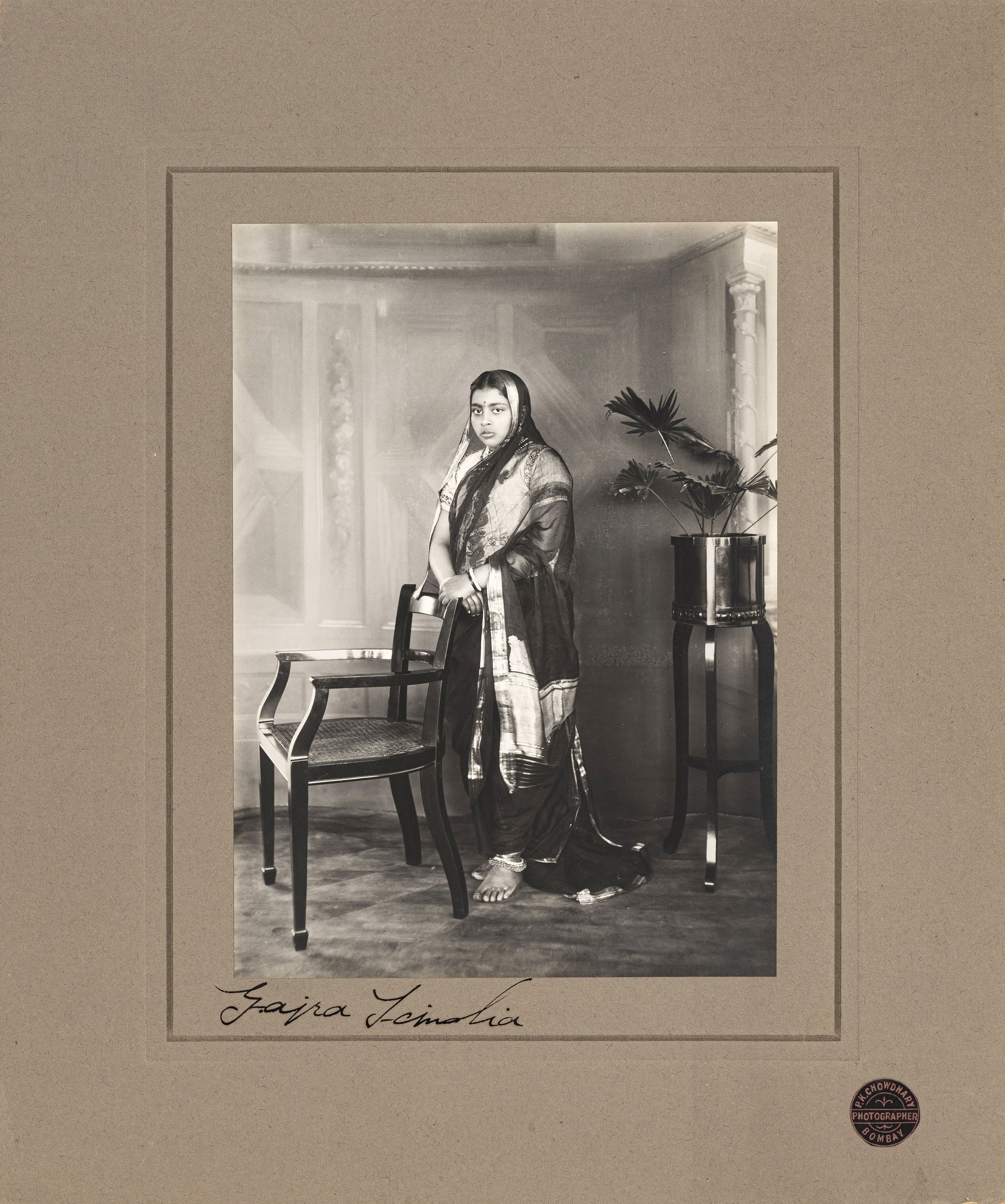 Portraits and group photographs depicting the Maharaja or a Maharani of Gwalior