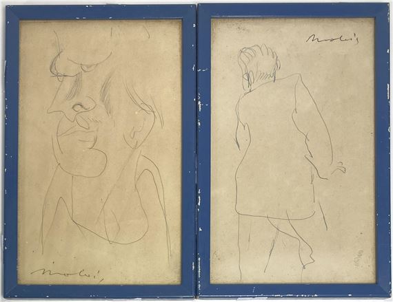 Portrait of a Man & Woman, Backview [2] by Jon Molvig