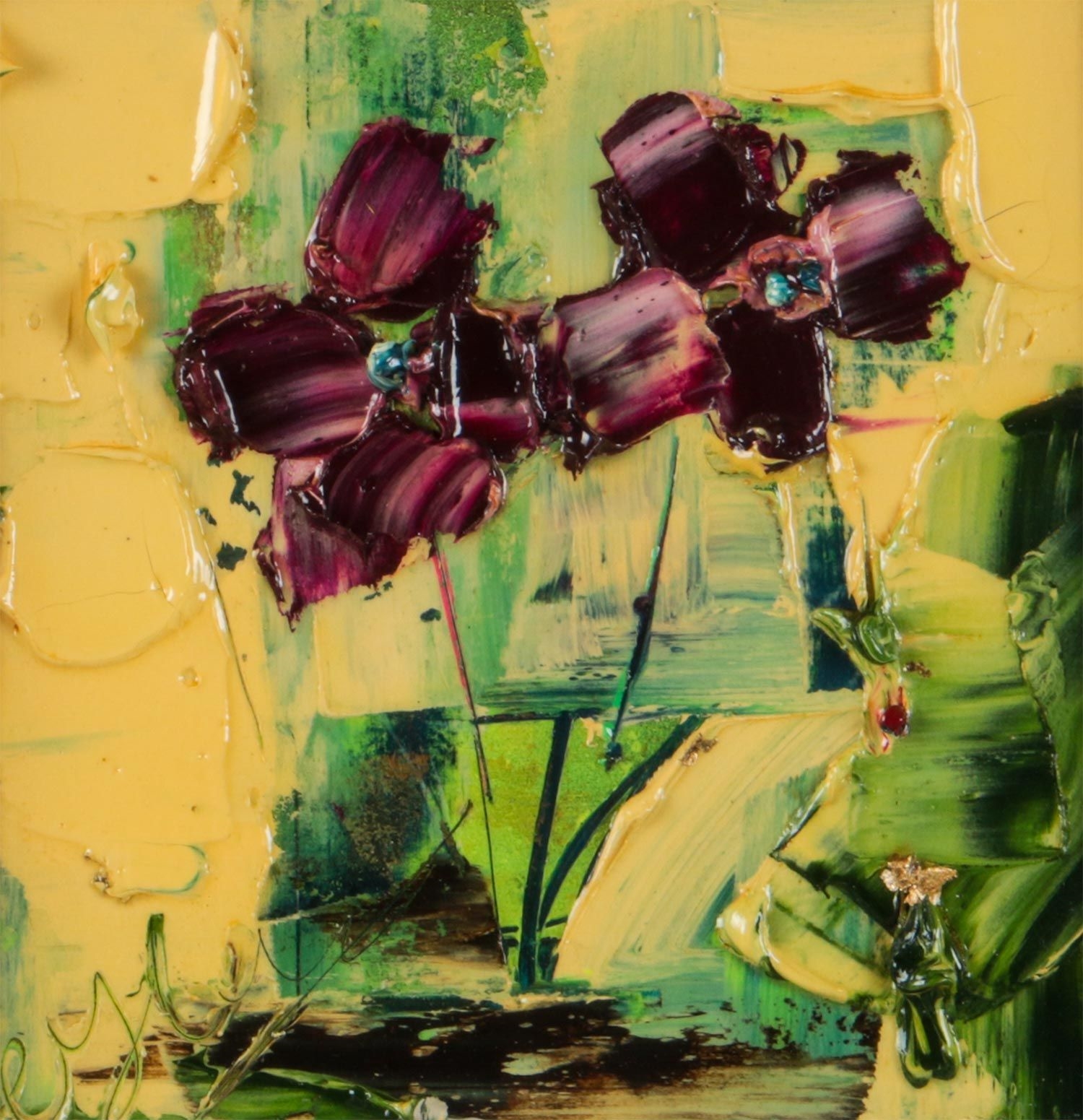 Colin Flack | PURPLE FLOWERS | MutualArt