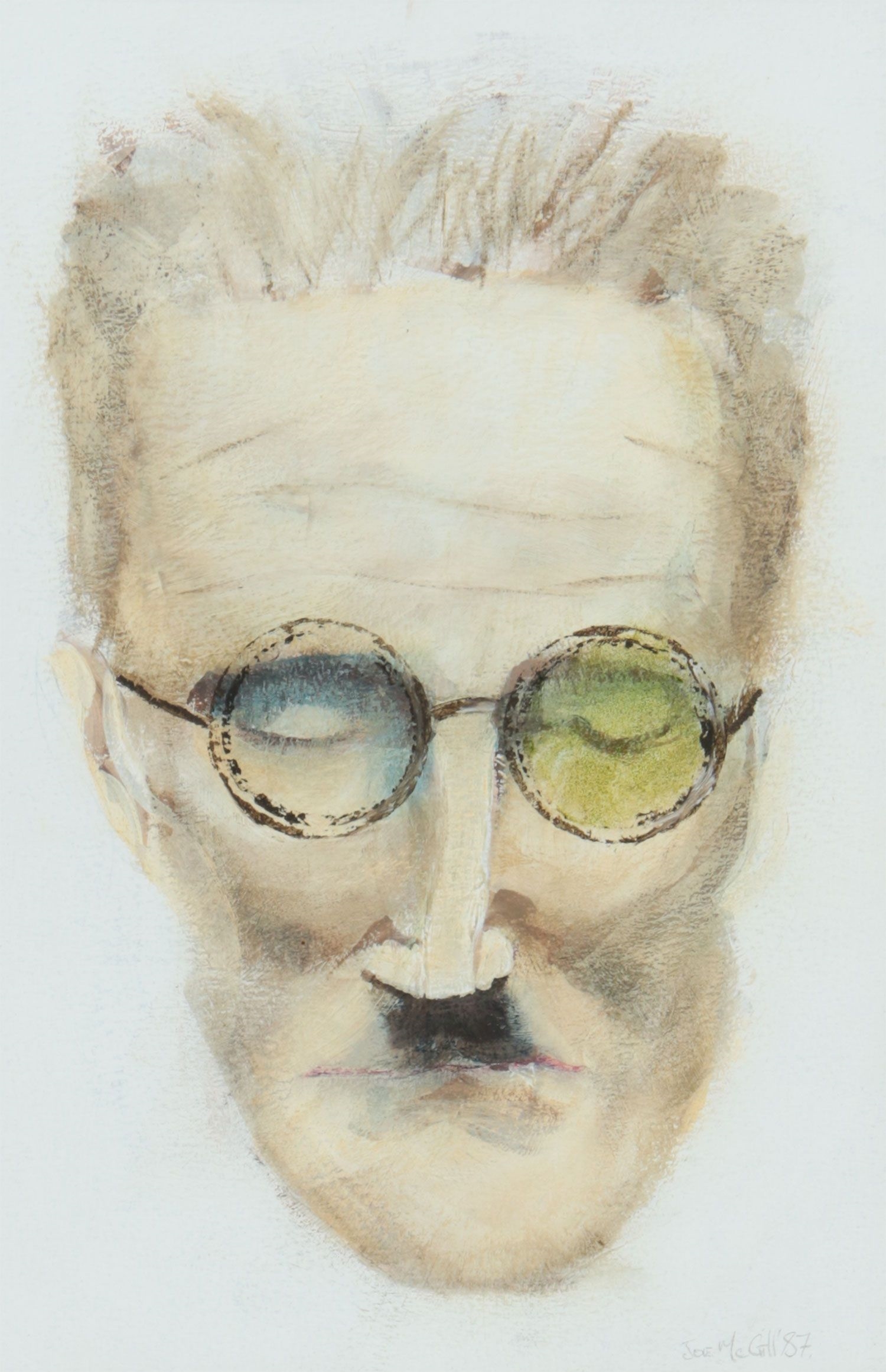 Joe McGill | PORTRAIT OF JAMES JOYCE | MutualArt