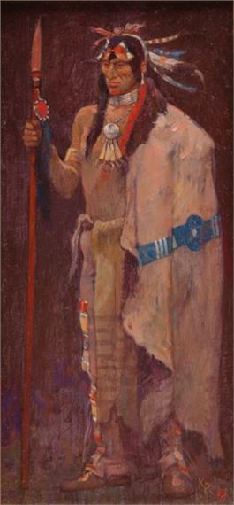Kenneth Riley | Minnetari Warrior (1984) | MutualArt