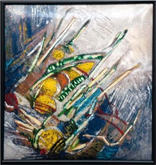 Abstrakte Komposition - Silke Tolk Ninnemann