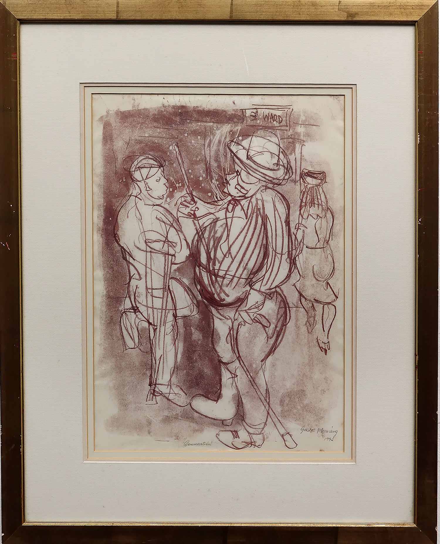 George Msimang | CONVERSATION (1992) | MutualArt
