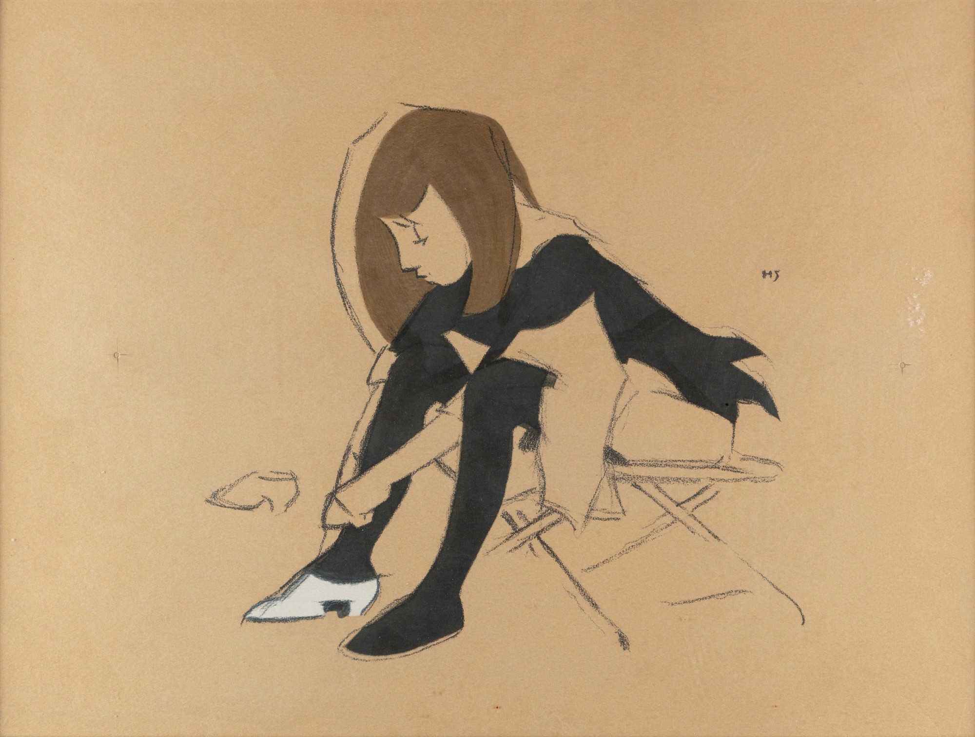 Helene Schjerfbeck Silk shoe MutualArt