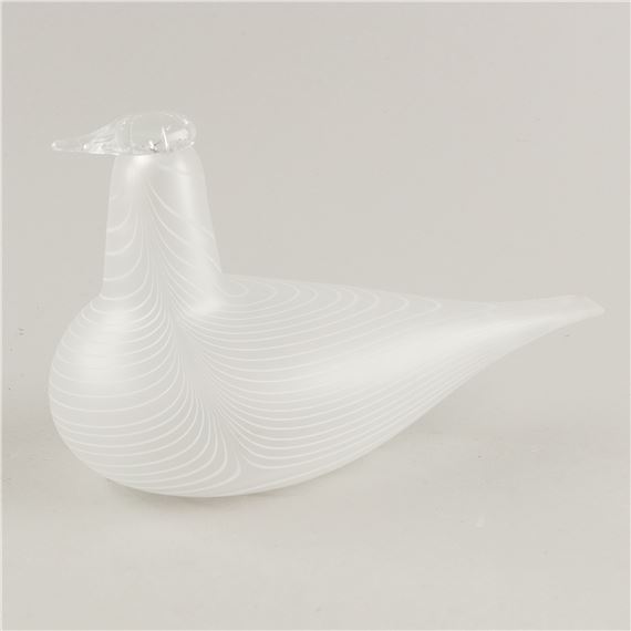 Oiva Toikka | Decoration bird, White sandpiper, Nuutajärvi 200th