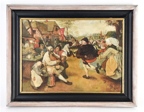 19th C. copy of Kermesse by Pieter Brueghel the Elder, 19TH C