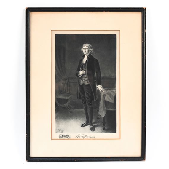 Thomas Jefferson THOMAS JEFFERSON ETCHING MutualArt