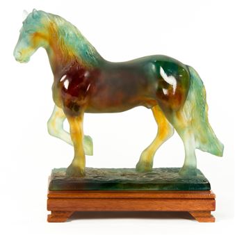 Hadrian Horse Sculpture - Jean François Leroy