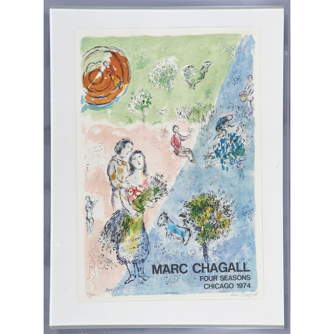 Marc Chagall | The Four Seasons (1974) | MutualArt
