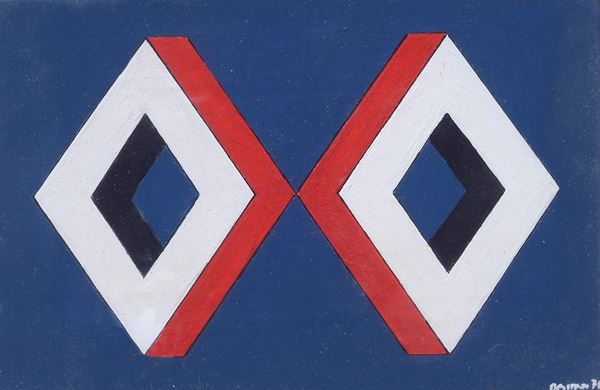 Artwork by Carlo Desireau, Structures, Made of Acrylic on board