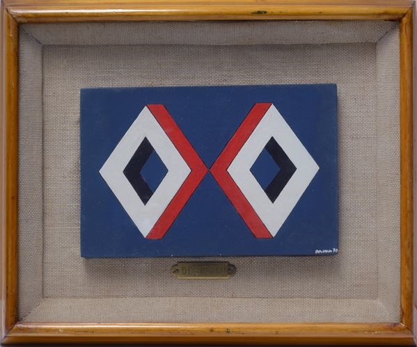 Artwork by Carlo Desireau, Structures, Made of Acrylic on board