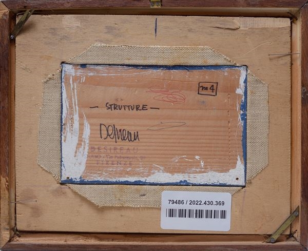 Artwork by Carlo Desireau, Structures, Made of Acrylic on board