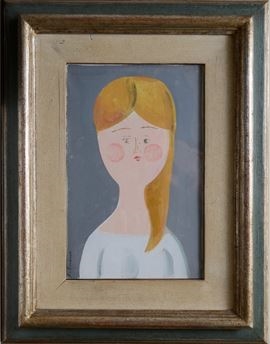 Artwork by Antonio Bueno, Girl, Made of Oil painting on canvas