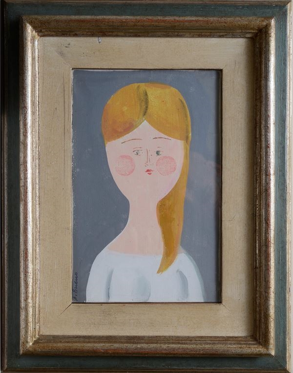 Artwork by Antonio Bueno, Girl, Made of Oil painting on canvas