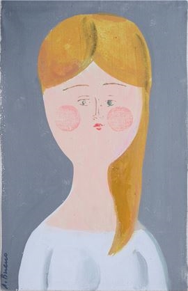 Artwork by Antonio Bueno, Girl, Made of Oil painting on canvas